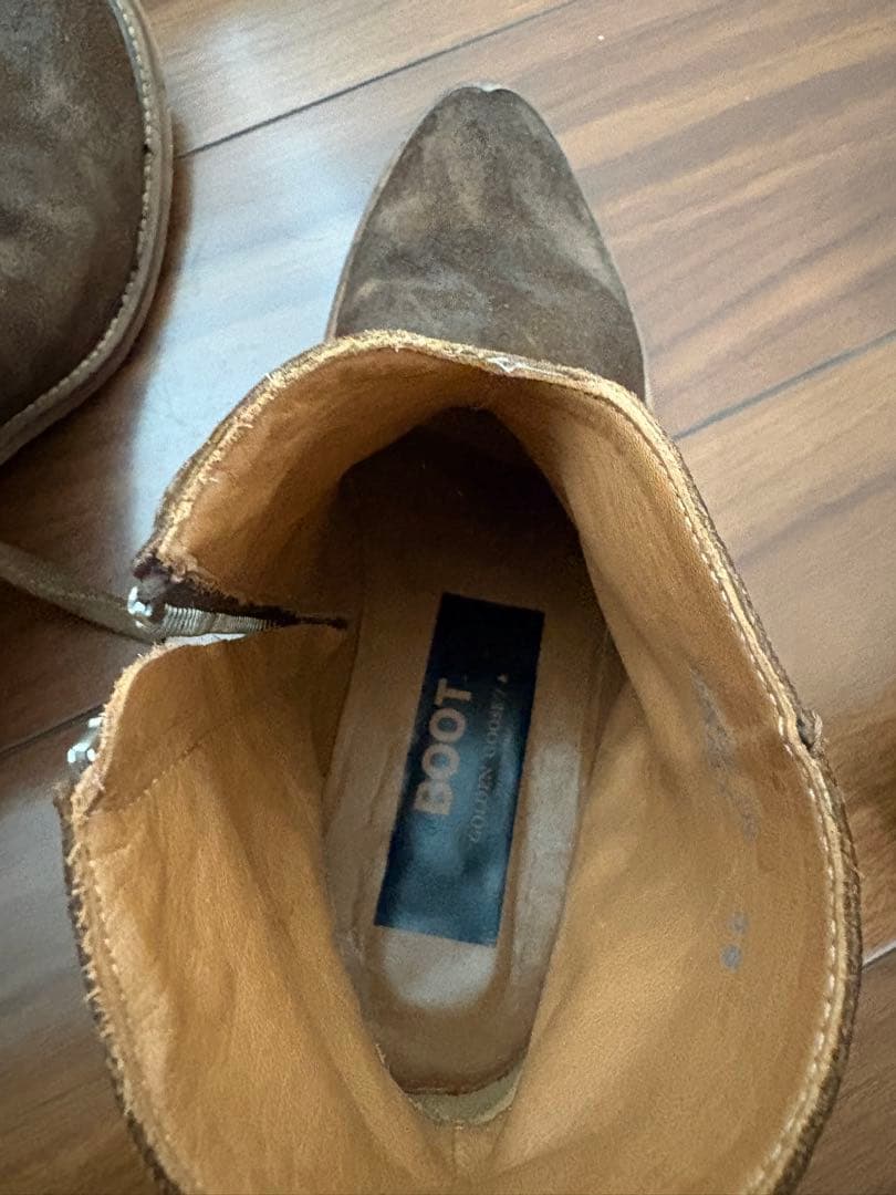 GOLDEN  ヤングブーツ　スエード　サイズ38