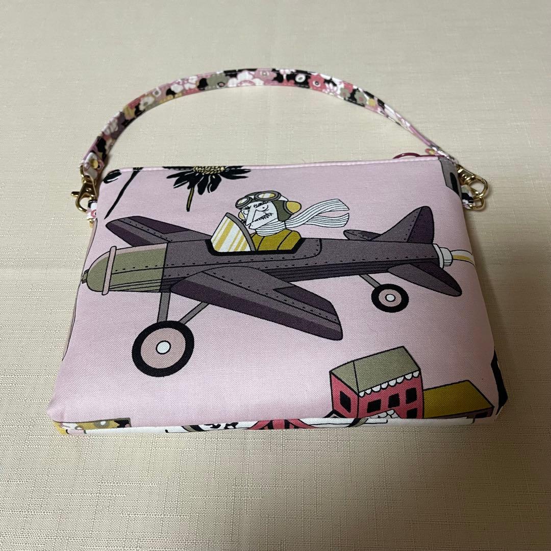 ♡ゲッタウェイピンクで2個♡ハンドメイド　アレキサンダーヘンリー