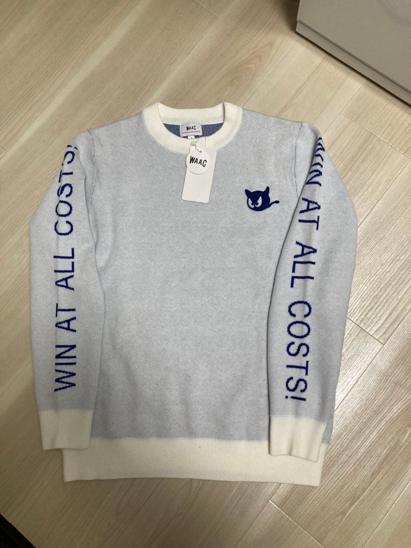新品WAACゴルフメンズニットLサイズ