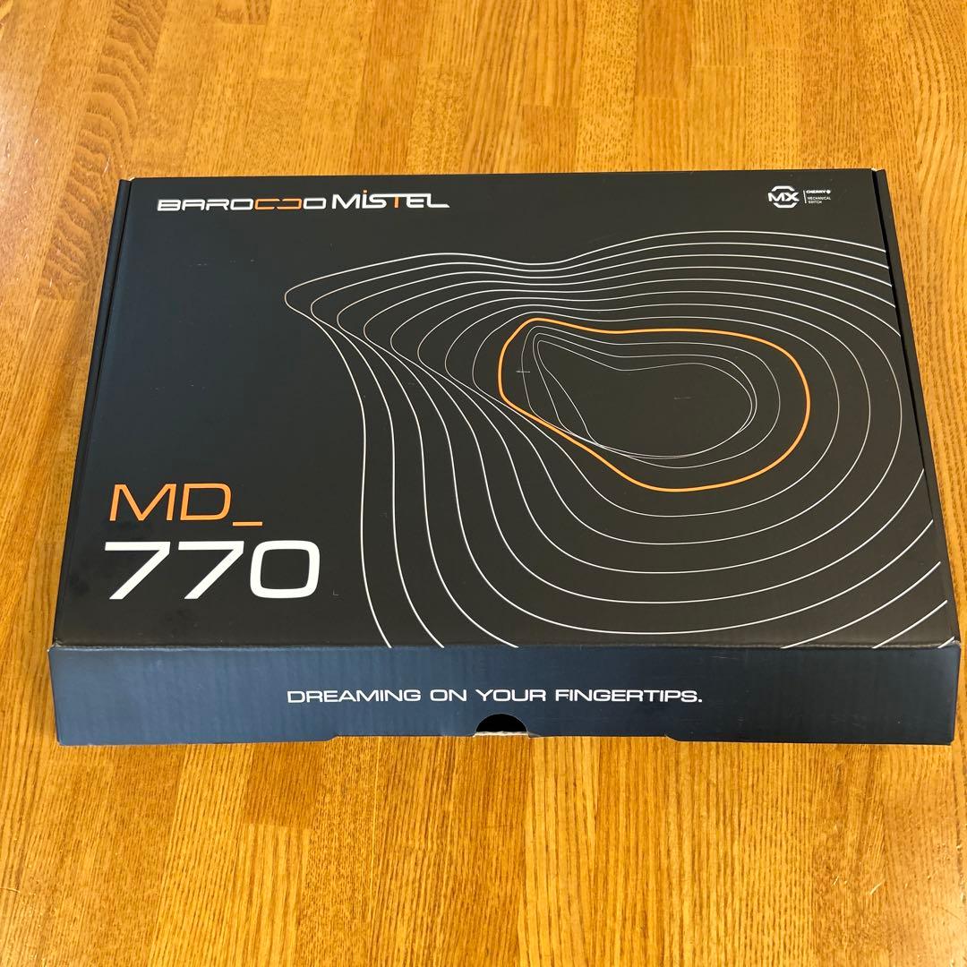 MD770-BUSPDBBA1有線キーボードBaroco茶軸 英語US配列 85