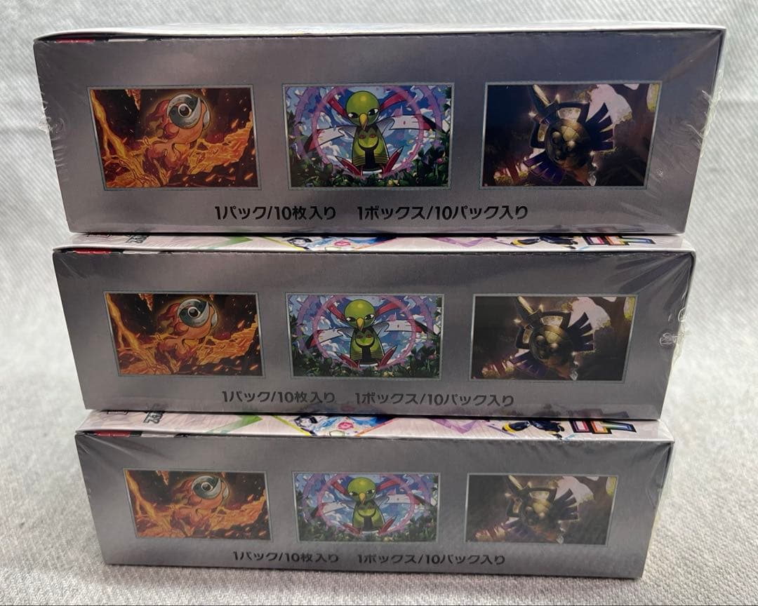 テラスタルフェス　新品未開封　シュリンク付　3box ポケモンカード