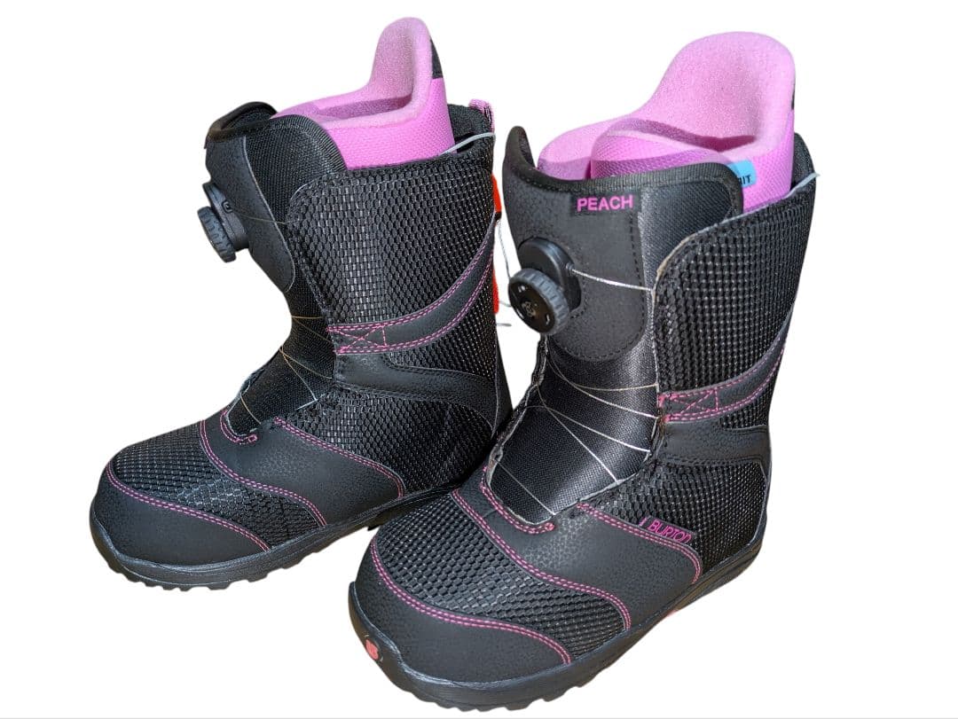 BURTON スノーボードブーツ PEACH BOA 女性用 ブラック/ピンク