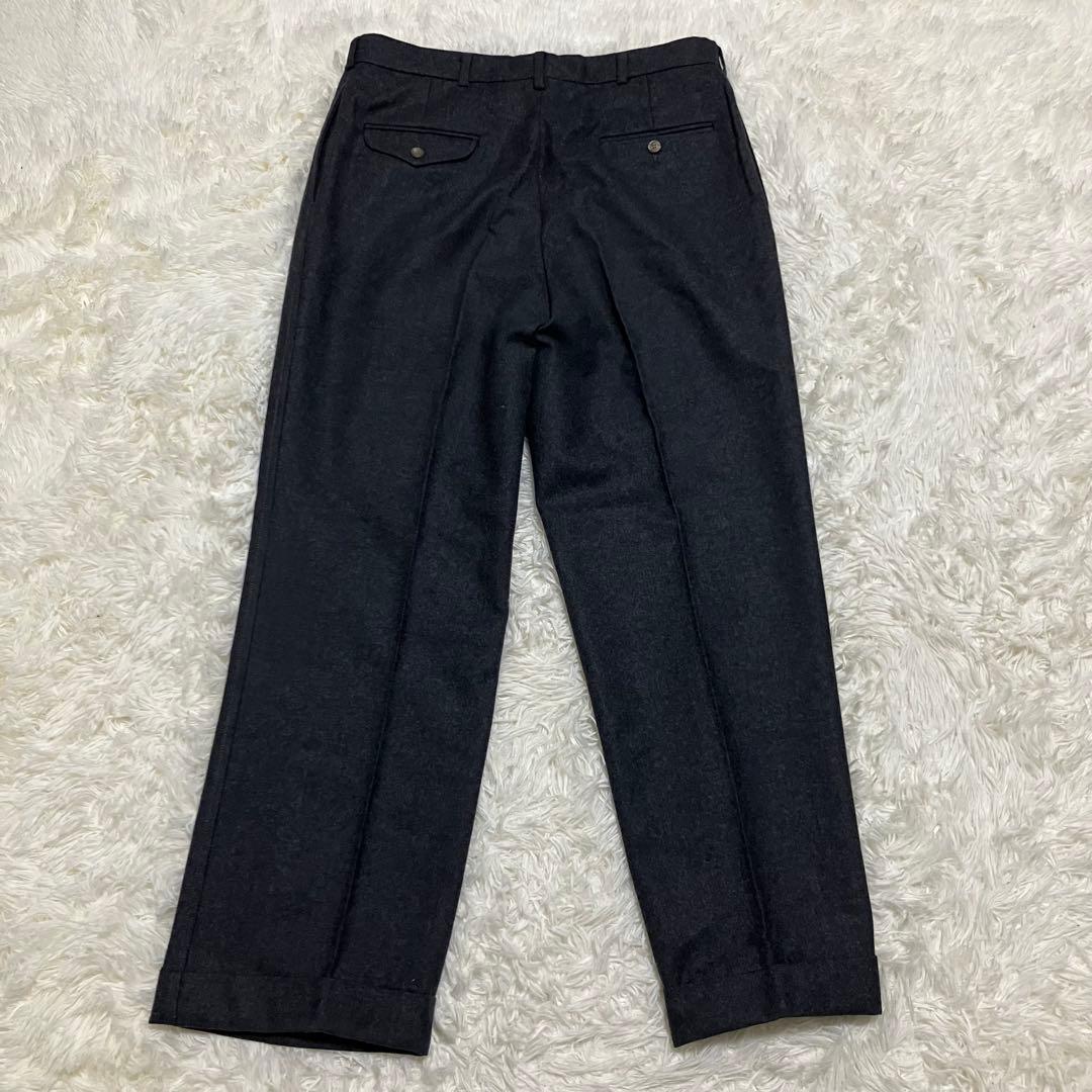 Polo By Ralph Lauren ツータック ウールパンツ グレー