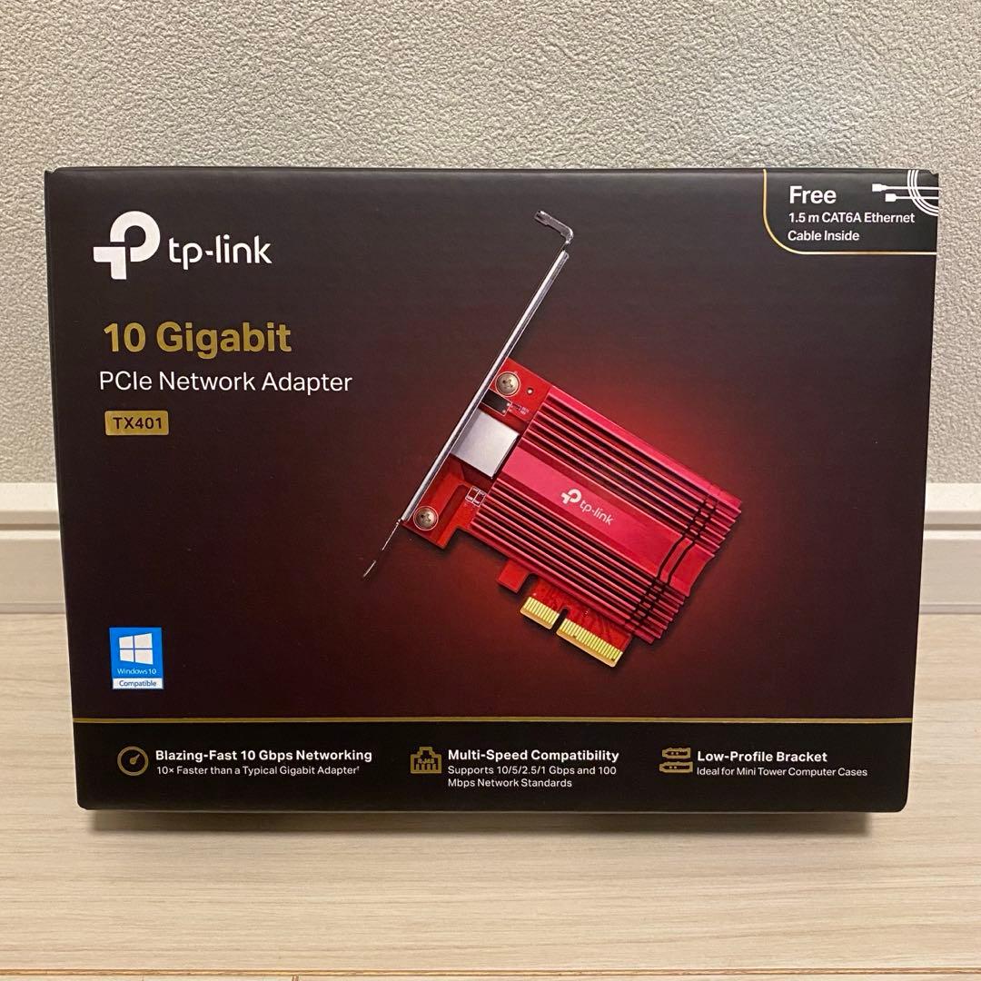 TP-Link TX401 10ギガビット PCIe ネットワークアダプター