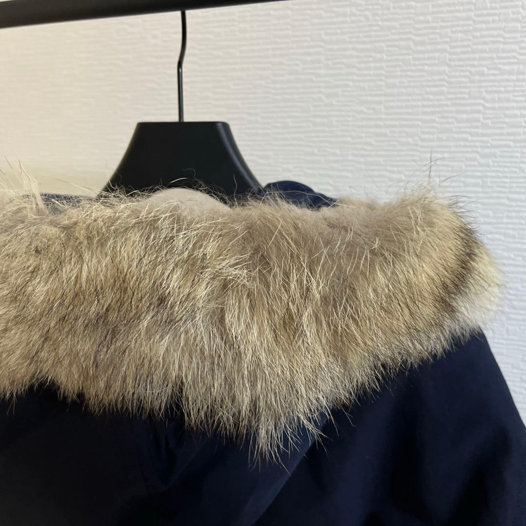 ウールリッチ アークティックパーカ USA L ネイビー コートカバー＋ハンガー