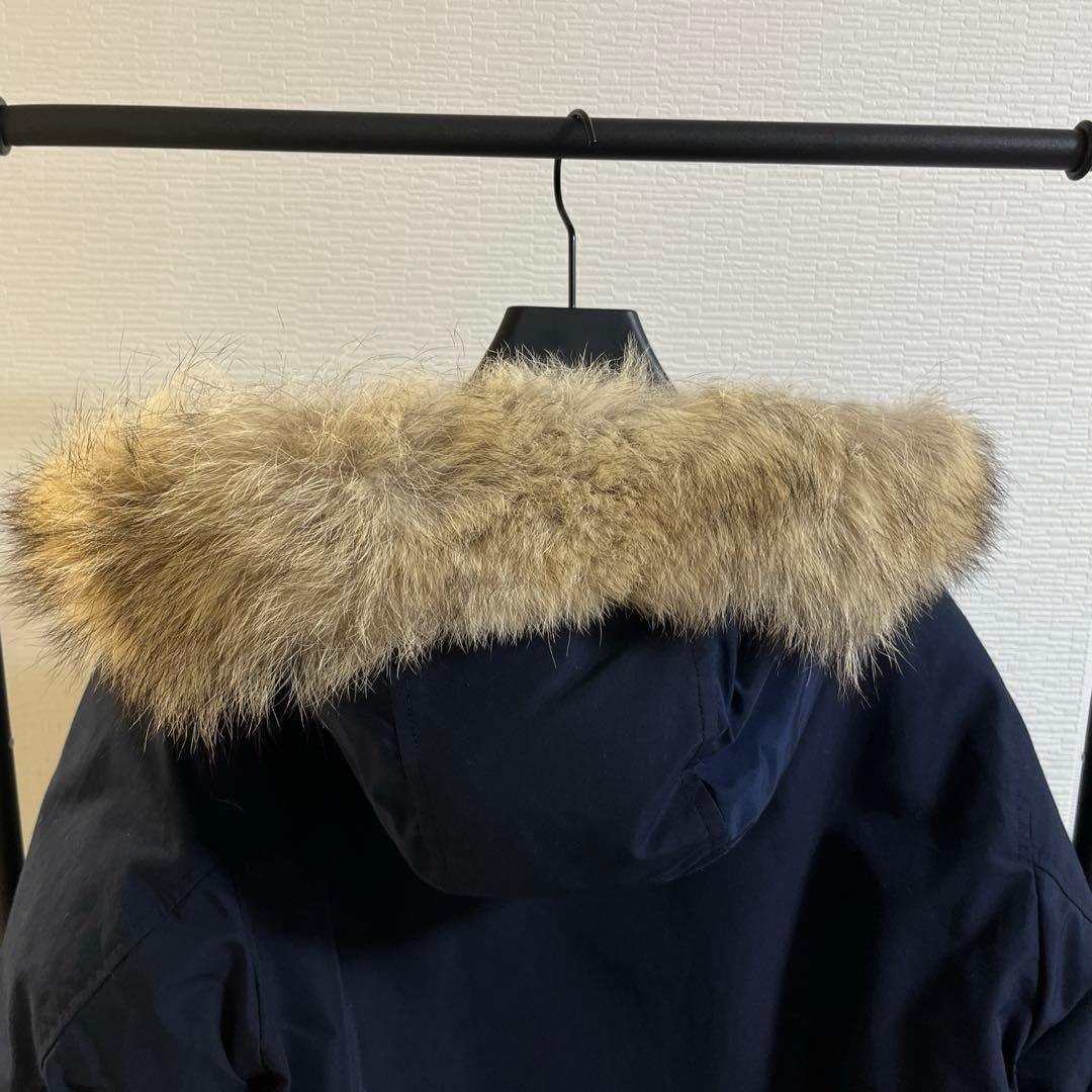 ウールリッチ アークティックパーカ USA L ネイビー コートカバー＋ハンガー