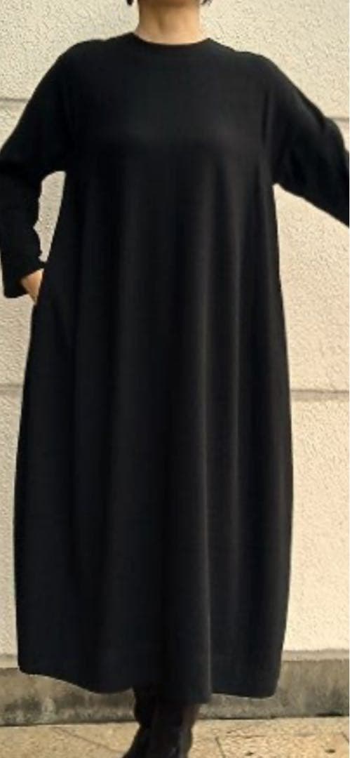 新品未使用　ヨーガンレール　ウールワンピース　フォーマル　黒