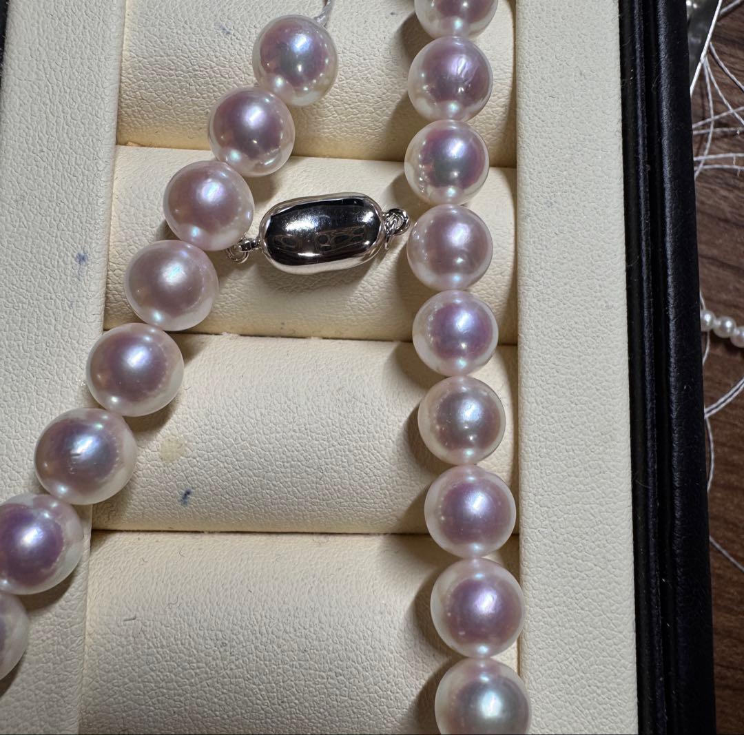 新品　花珠級　高品質アコヤパールネックレス