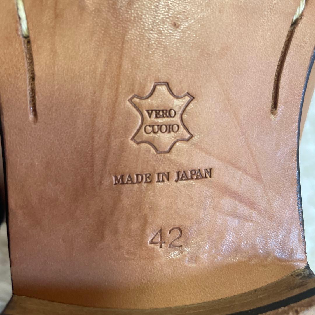 【ビジネスシューズ】パドローネ ダービープレーントゥシューズ 27cm日本製本革