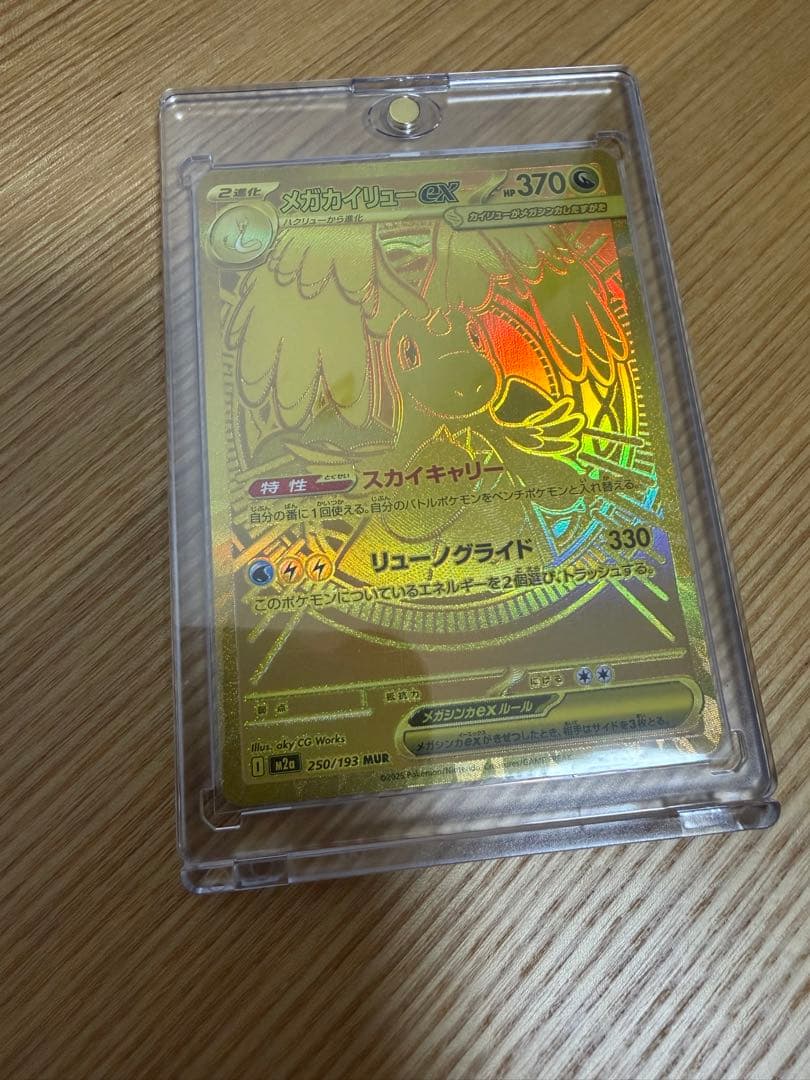 メガカイリューex MUR 自引き MG保管 即日発送