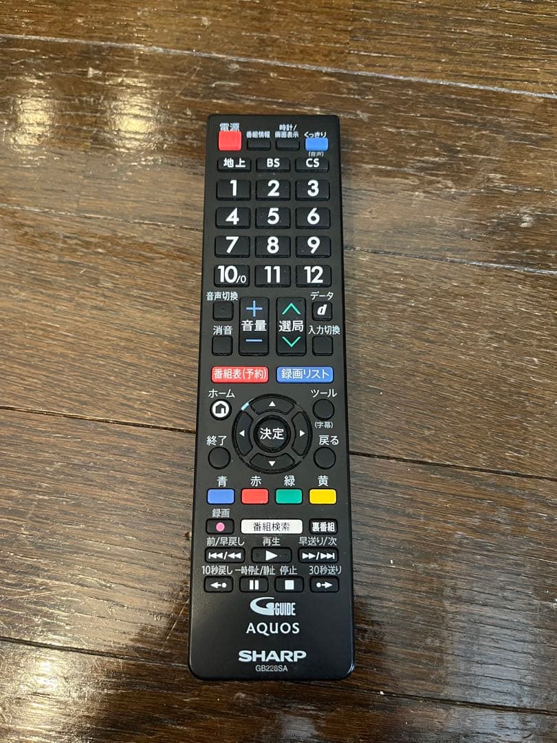 SHARP 液晶テレビ LC-19P5 19V型 リモコン付き B-CAS付き！