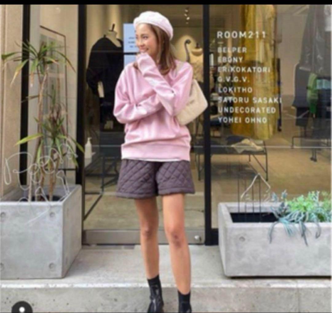 チビママさん専用⭐︎rosy monster⭐︎キルティングショートパンツ　ブラウン