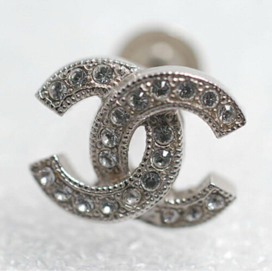 2020年製 ラインストーン ココマークピアス/片方 本体のみ