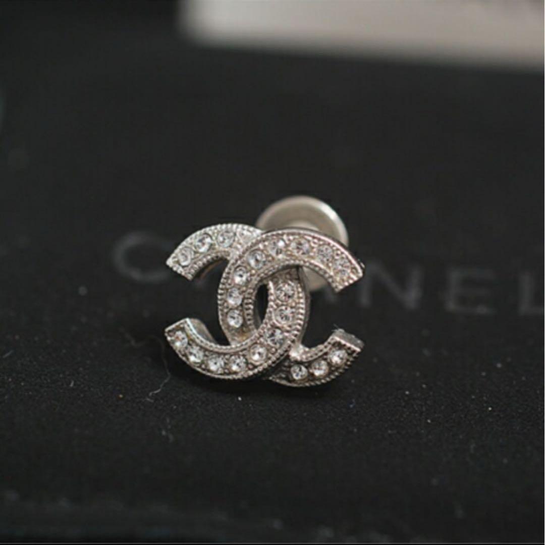 2020年製 ラインストーン ココマークピアス/片方 本体のみ