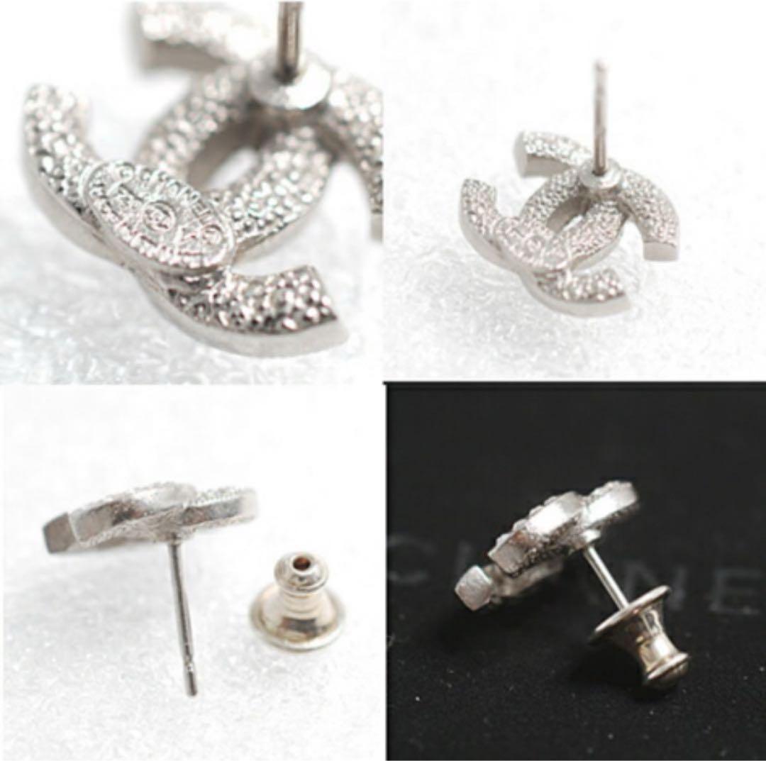 2020年製 ラインストーン ココマークピアス/片方 本体のみ