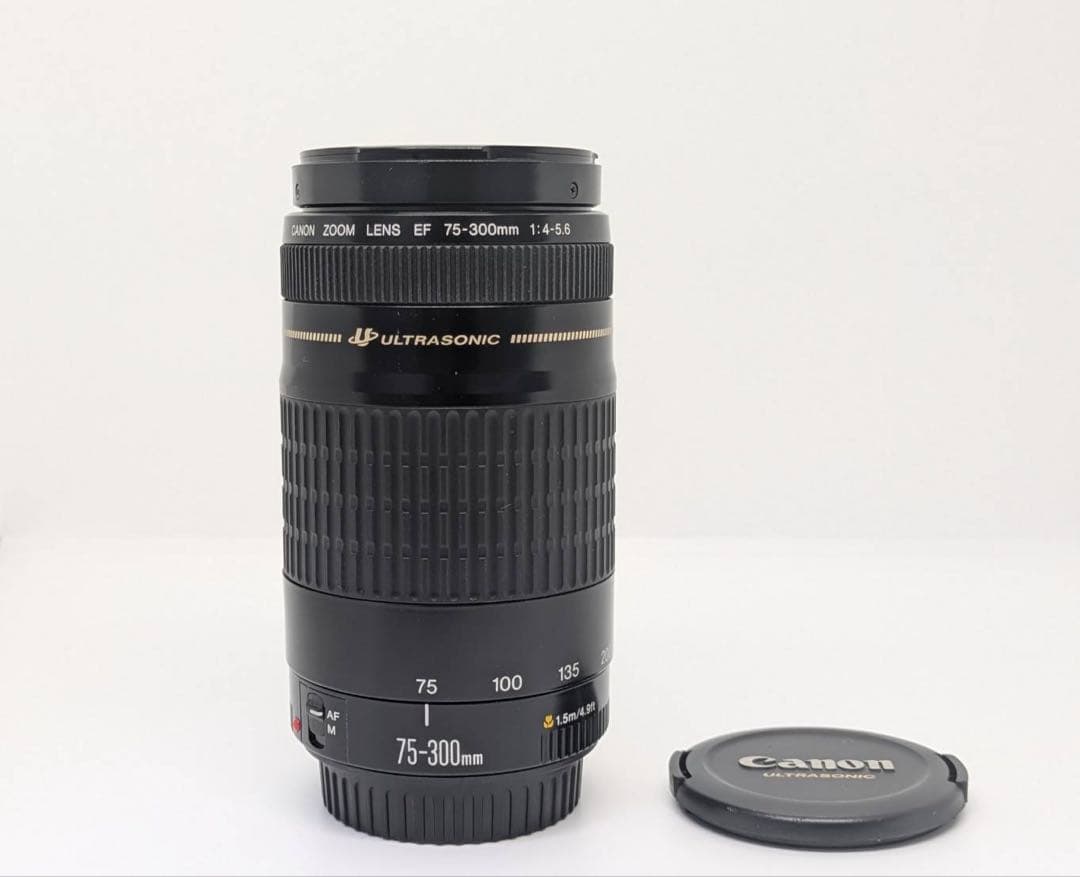 超音波モーター搭載【超望遠レンズ】Canon EF 75-300mm USM