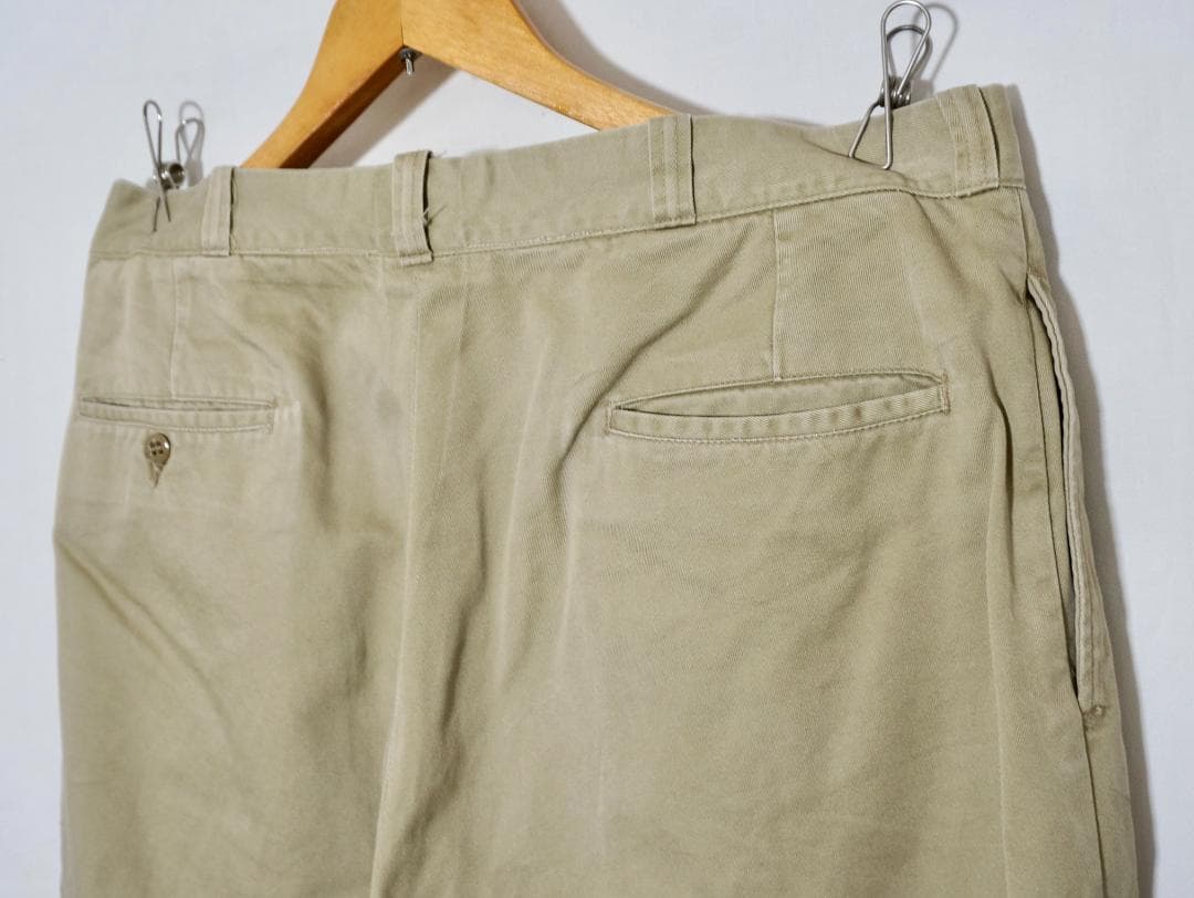 ヴィンテージ　60s US ARMY コットンチノパン　カーキ　36×31