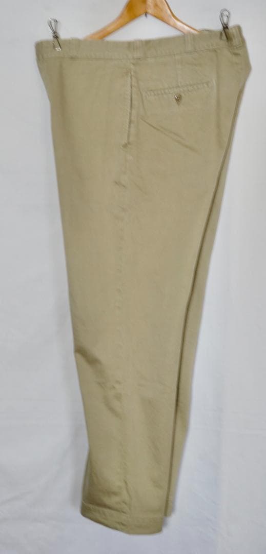 ヴィンテージ　60s US ARMY コットンチノパン　カーキ　36×31