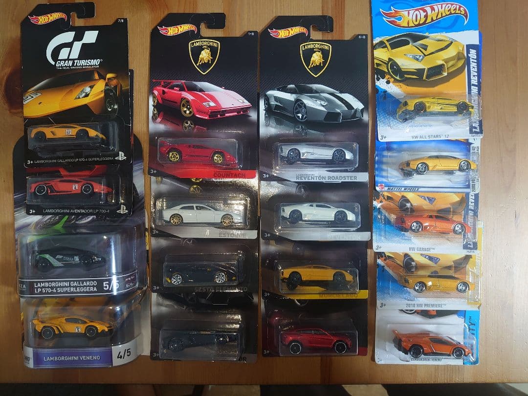 ホットウィールランボルギーニアソートフルコンプ他９台