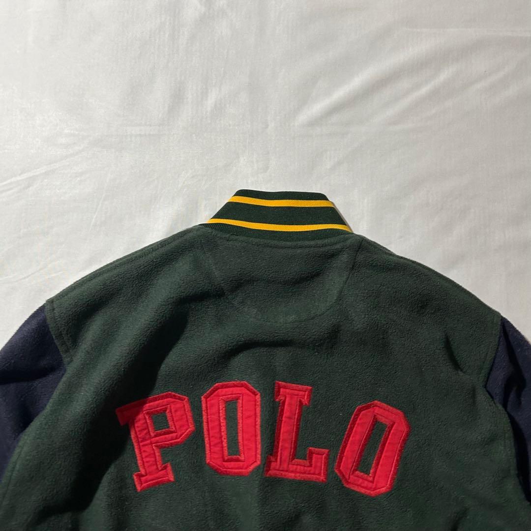 90s POLO SPORT Ralph Lauren フリーススタジャン 刺繍