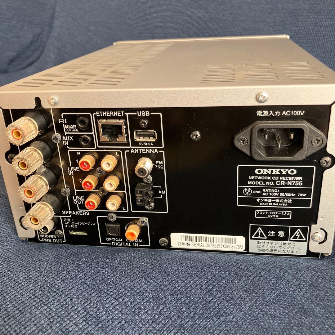 ジャンク品 ONKYO CR-N755 ネットワークCDレシーバー オンキョー