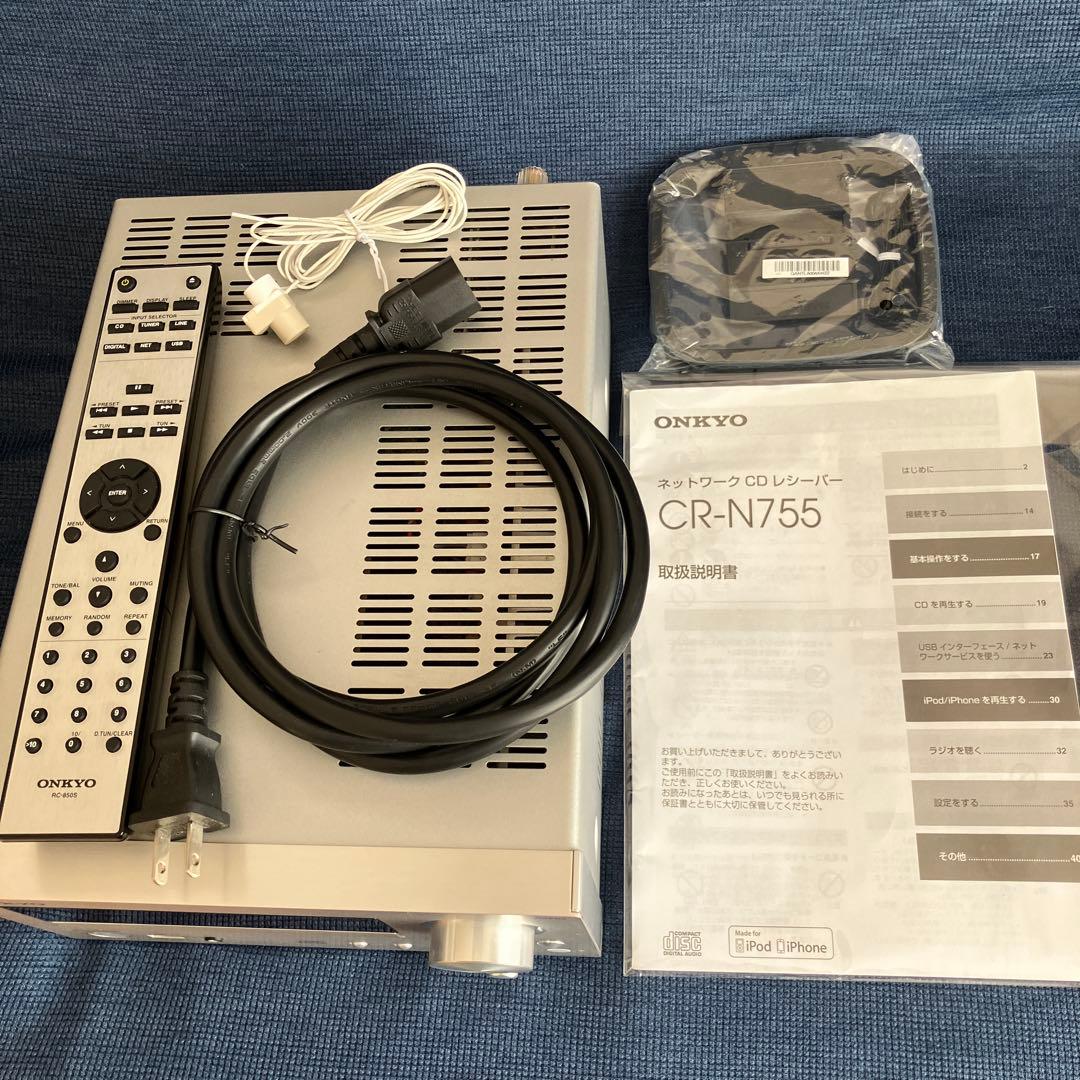 ジャンク品 ONKYO CR-N755 ネットワークCDレシーバー オンキョー