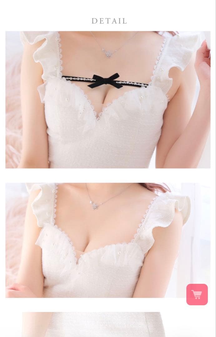 キャバドレス　M ROBE de FLEURS