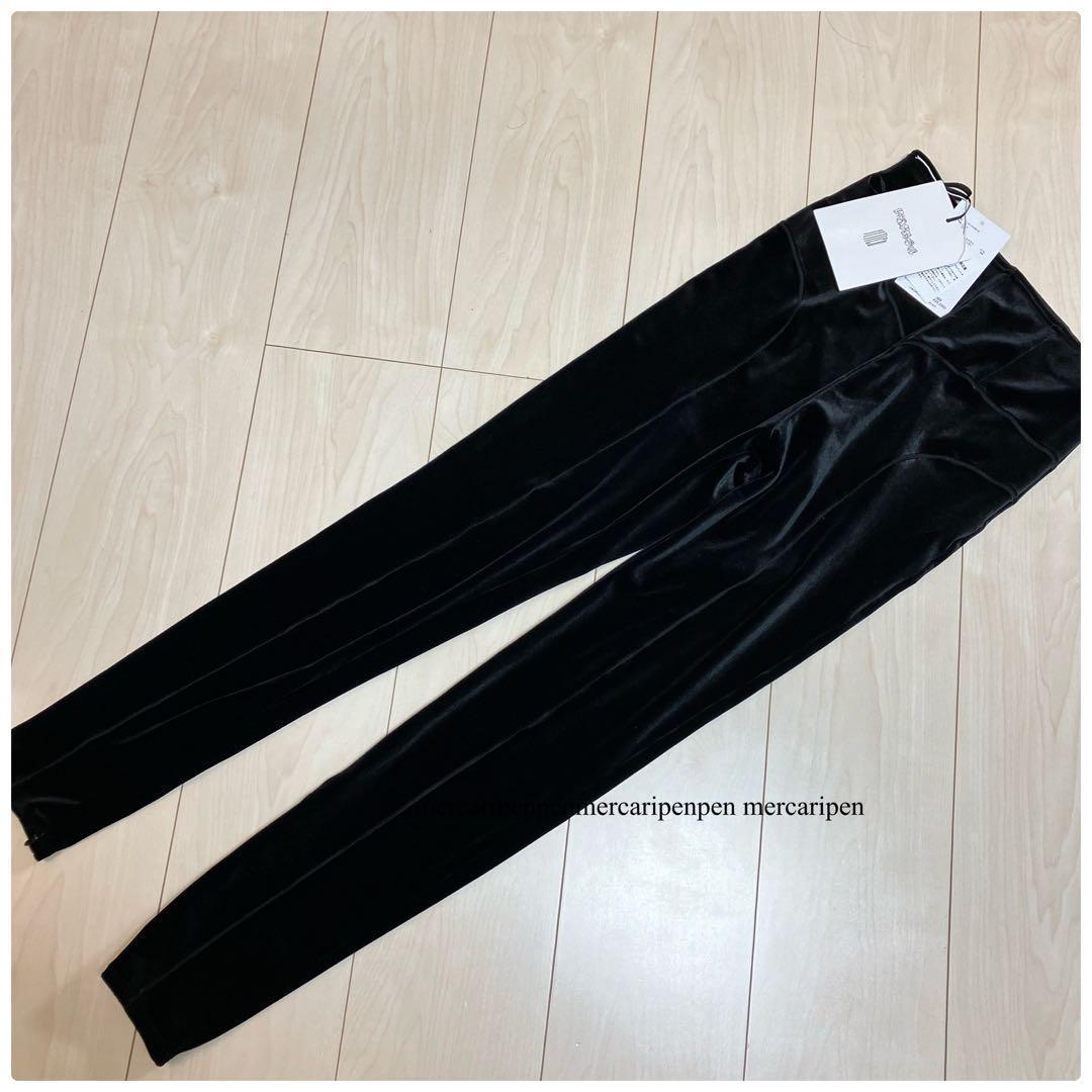 FETICO フェティコ　ベルベット　レギンス　パンツ　サイズ1 24AW