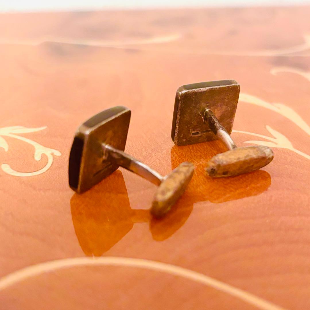 ブルガリ カフス カフリンクス アンティークゴールドBVLGARI