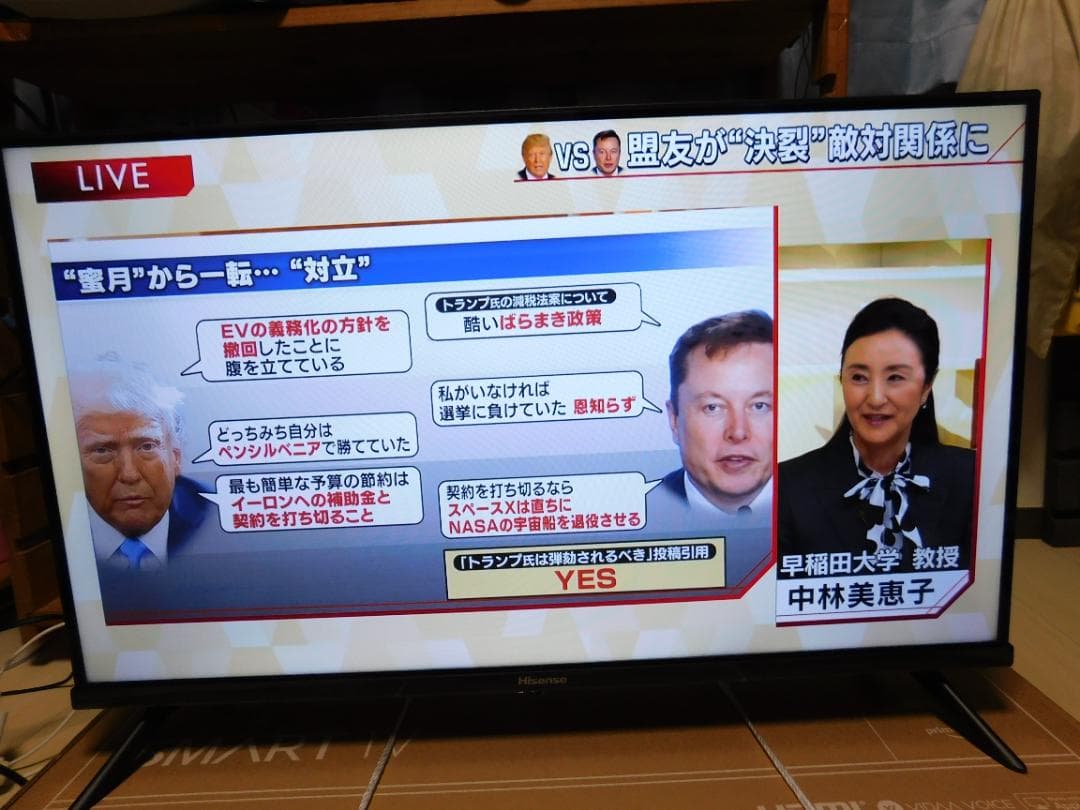 Hisense 32A4N 32型 2024製　使用感感じられない美品　元箱付き