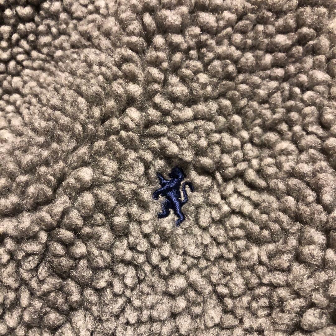 ジムフレックス　ボアベスト　グレー　フード付き　サイズ14 新品