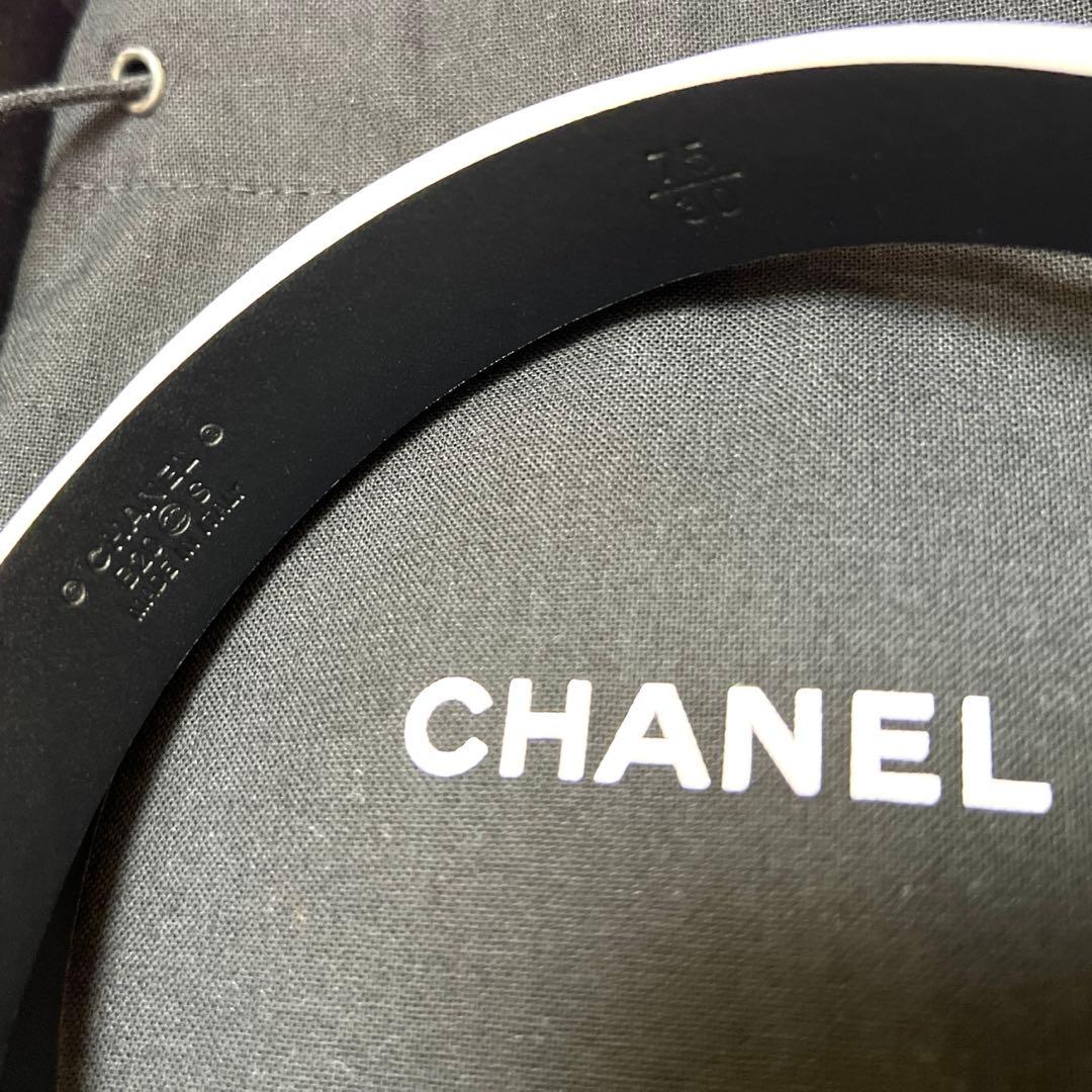 シャネル CHANEL キラキラ ベルト ホワイト