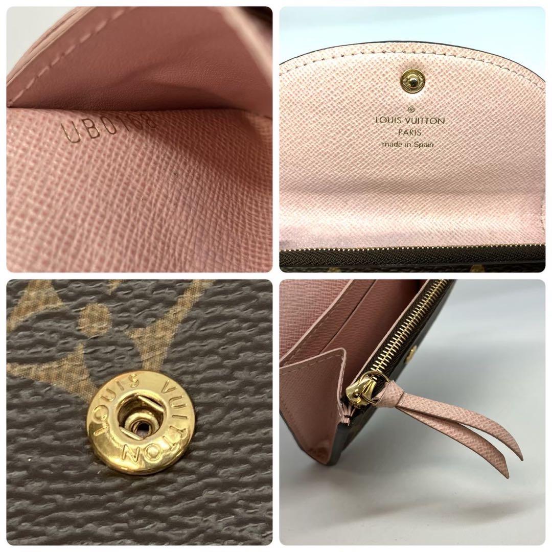 じゅん(プロフ必読) 正規品 ヴィトン 三つ折り財布 ポルトモネ ロザリ