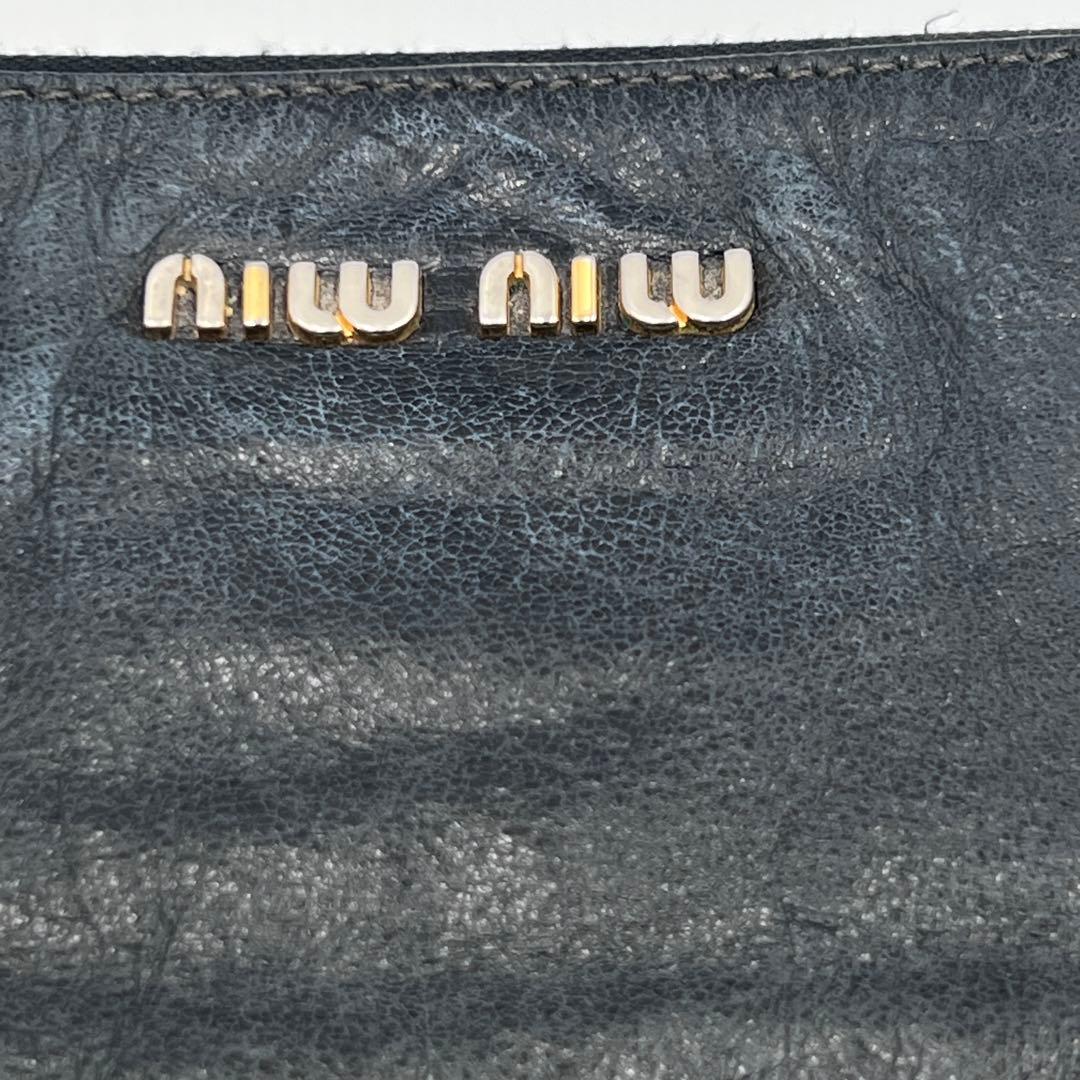 【定番】MIU MIU ミュウミュウ ヴィッテロルクス 2WAYバッグ 黒 人気