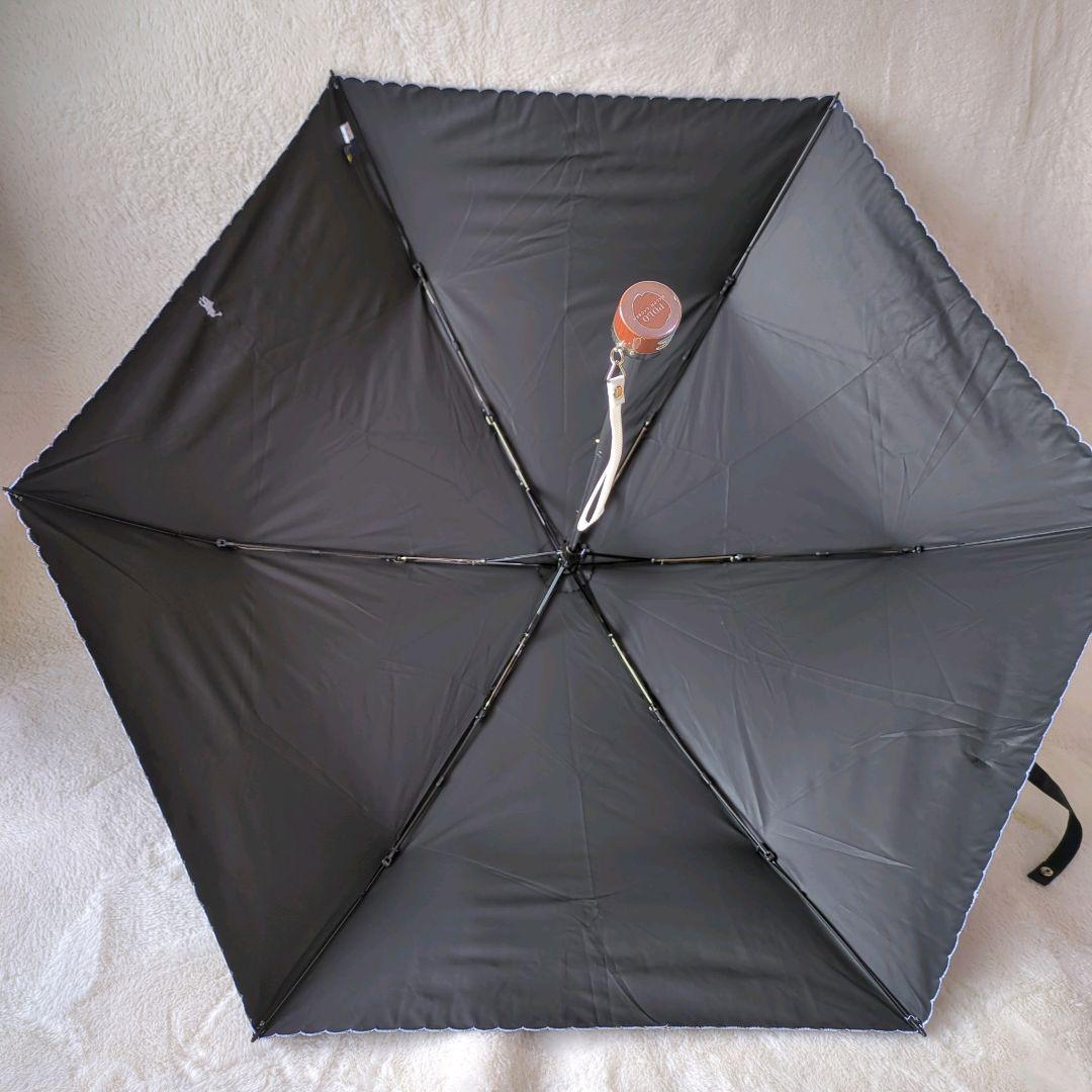 ポロラルフローレン　晴雨兼用オールウェザー折り畳み傘　遮光UVカット　ドット柄