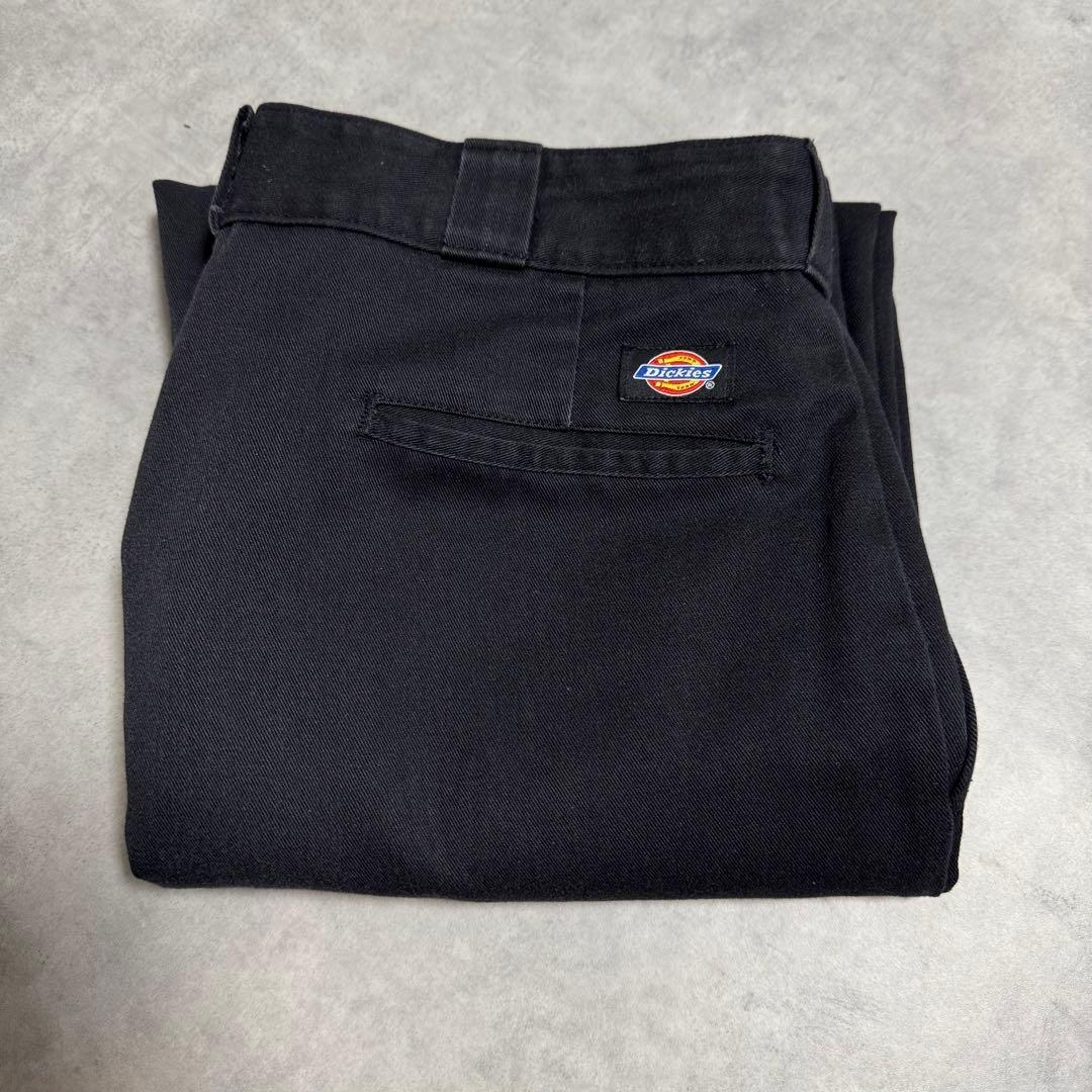 USA製 Dickies874 ブラック W38