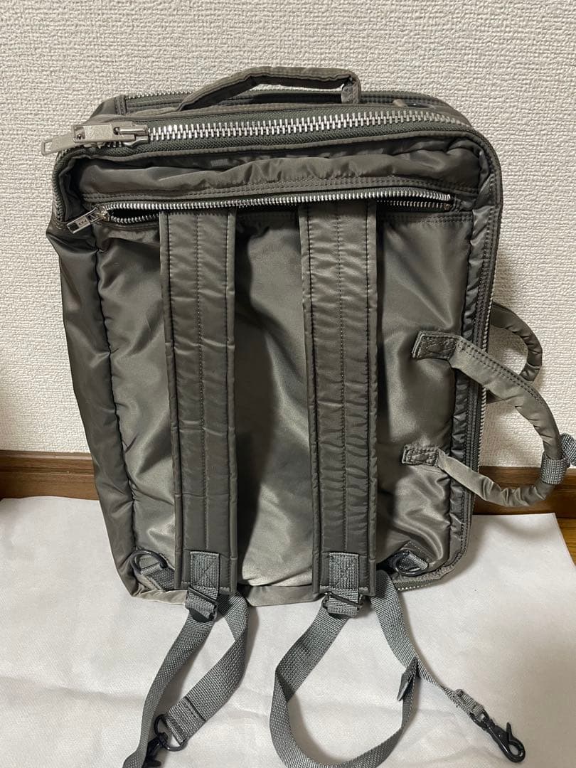 PORTER TANKER 3WAY BRIEFCASE 2層式　シルバーグレー