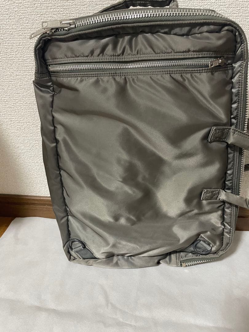 PORTER TANKER 3WAY BRIEFCASE 2層式　シルバーグレー