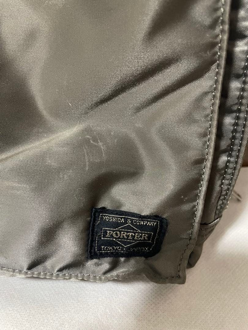 PORTER TANKER 3WAY BRIEFCASE 2層式　シルバーグレー