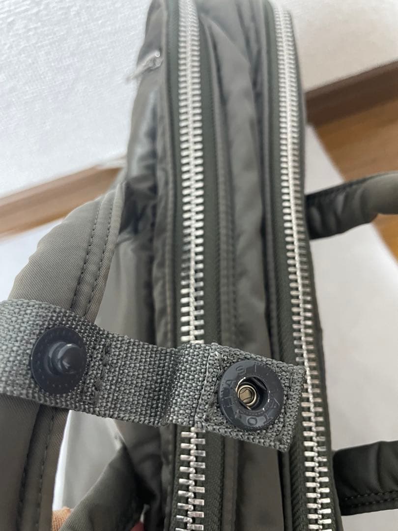 PORTER TANKER 3WAY BRIEFCASE 2層式　シルバーグレー