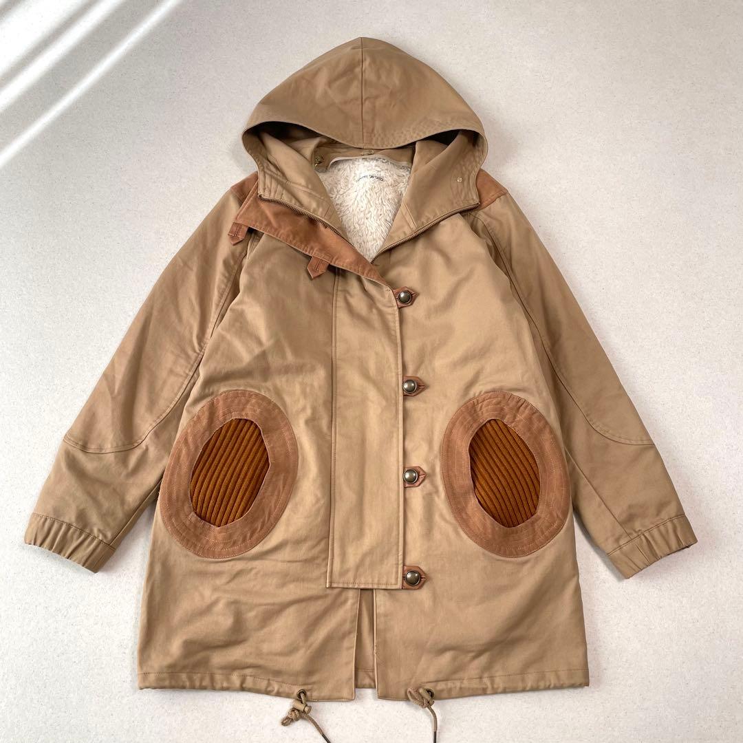 ツモリチサト ボアファーライナー付き モッズコート