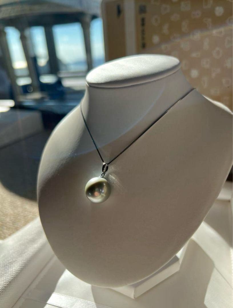 icachan様用！！【至高の特大☆】南洋白蝶真珠　pt850 パール　トップ