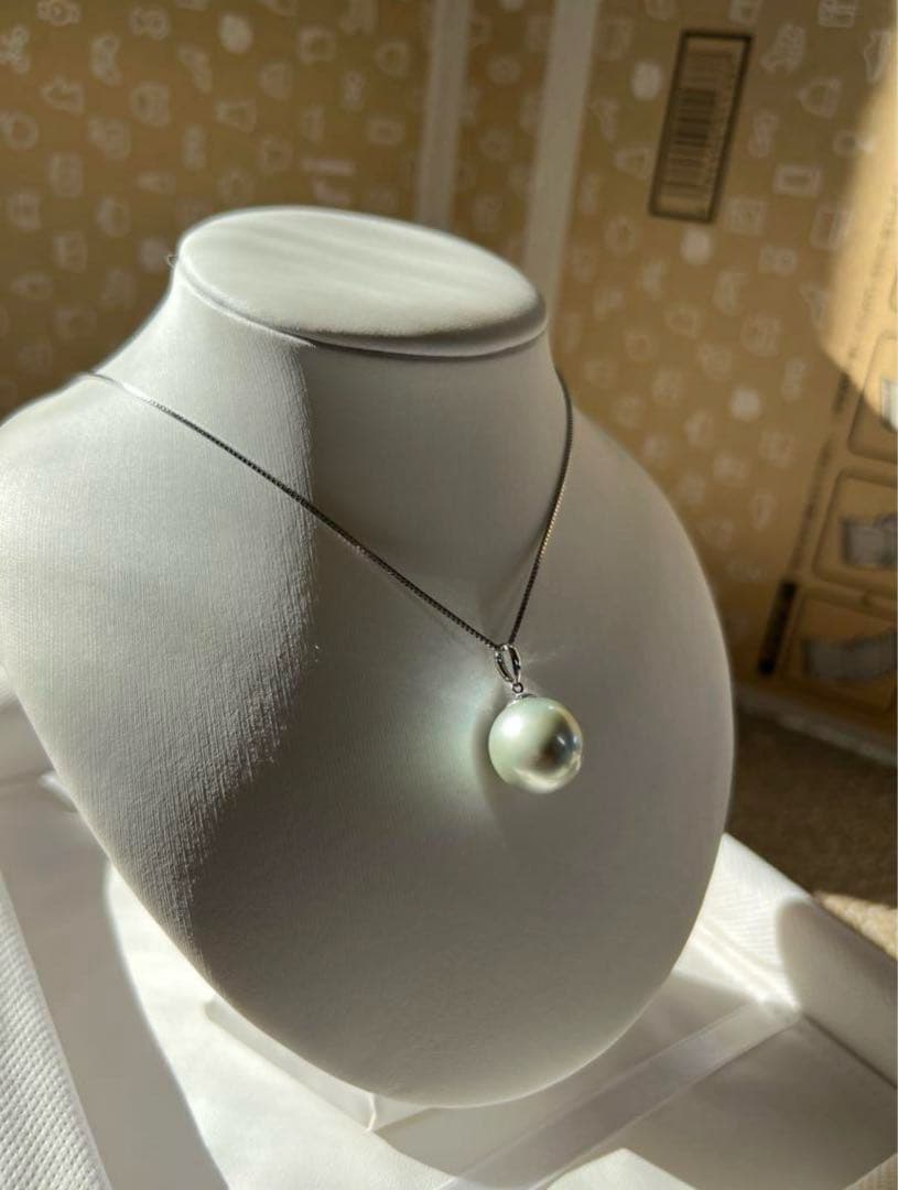 icachan様用！！【至高の特大☆】南洋白蝶真珠　pt850 パール　トップ