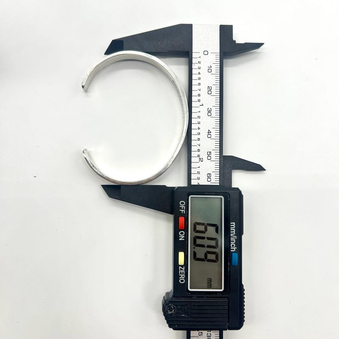 美品　ティファニー　ナロー　1837 バングル　カフ　シルバー　925