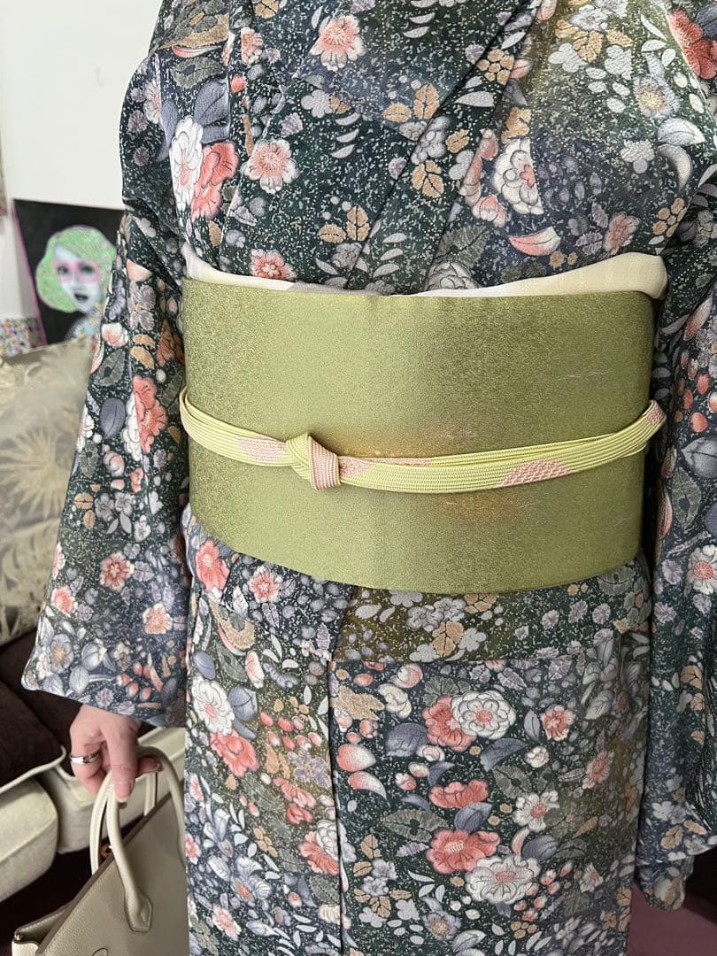 小紋と染帯セット販売