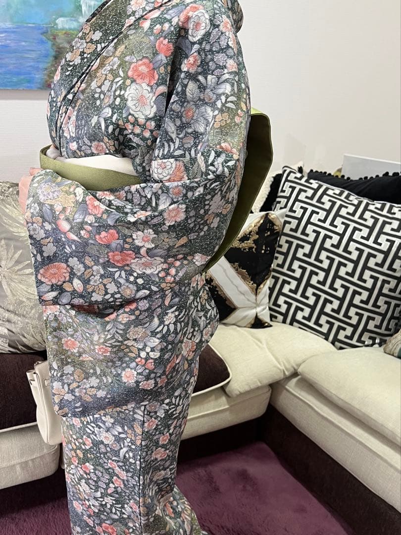 小紋と染帯セット販売