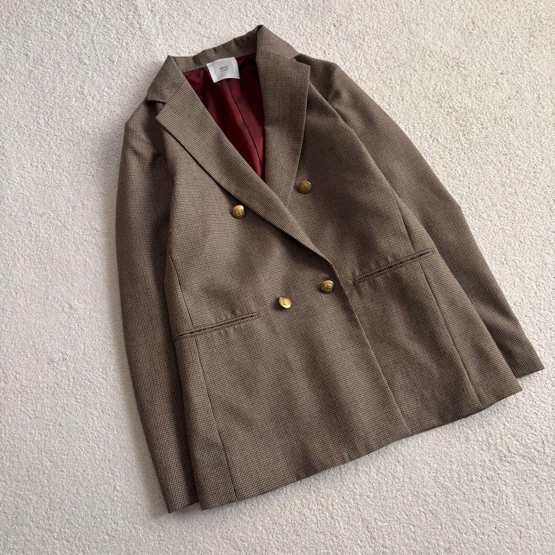 【定価3.6万】イエナ　ダブルブレストジャケット　38 テーラードジャケット