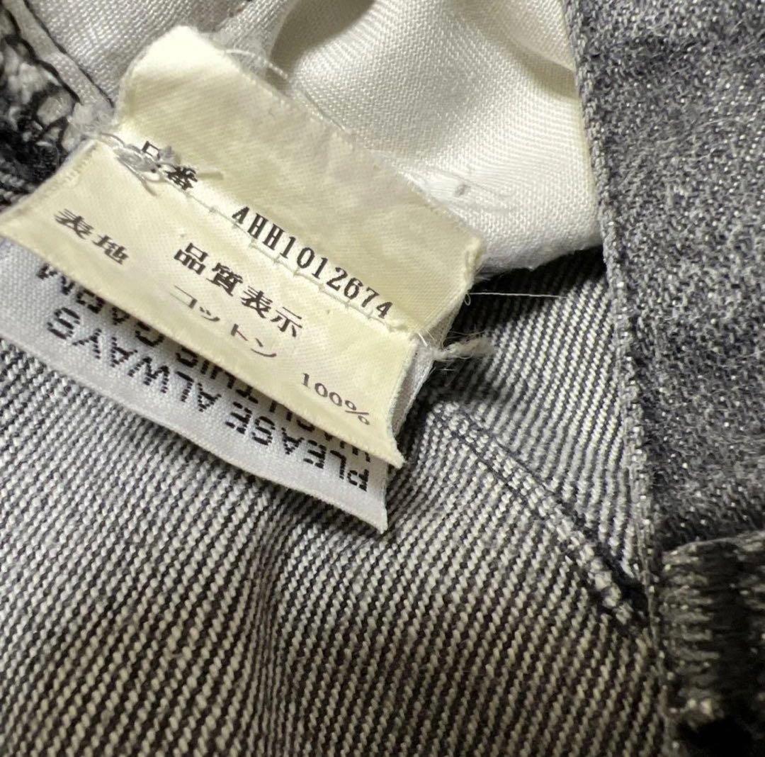 Dior Homme04AWエディ期 “VICTIM期”グレー スキニーデニム