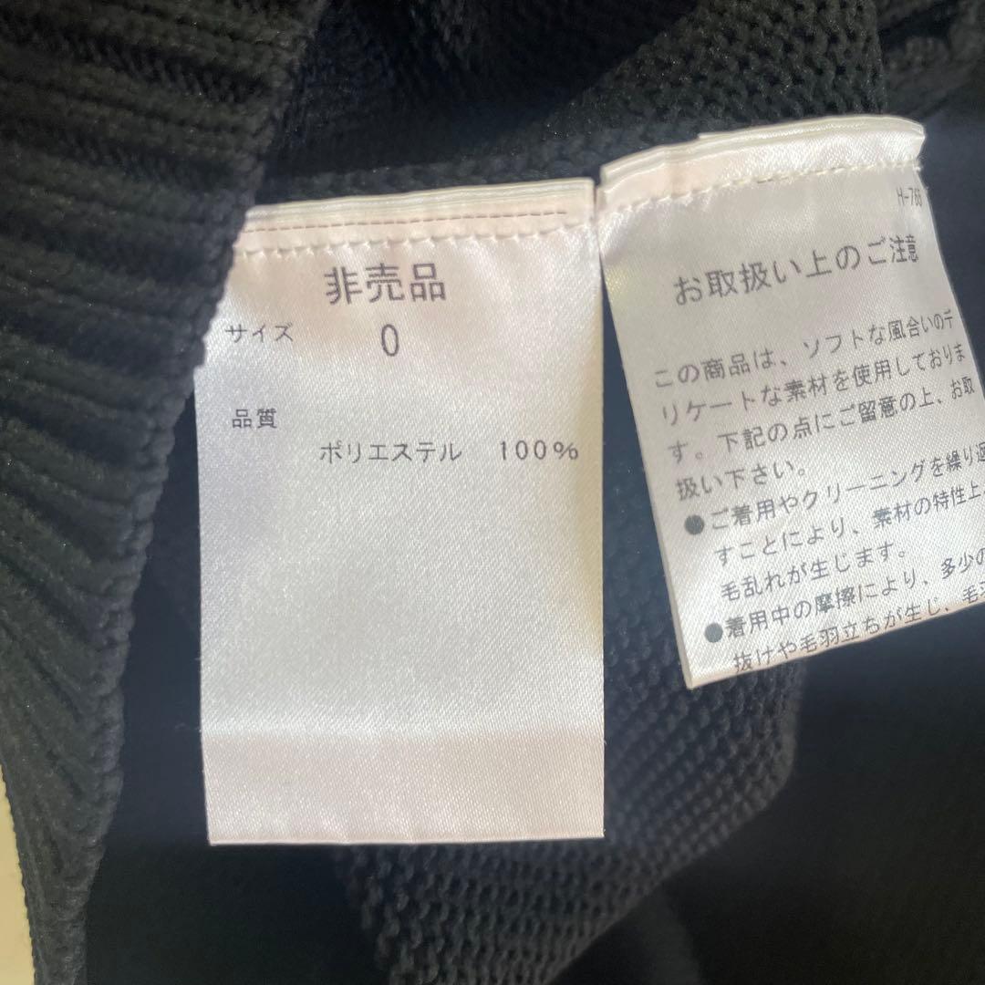 パーリーゲイツ インターシャ クルーネックニット　黒トラッドラビット O うさぎ