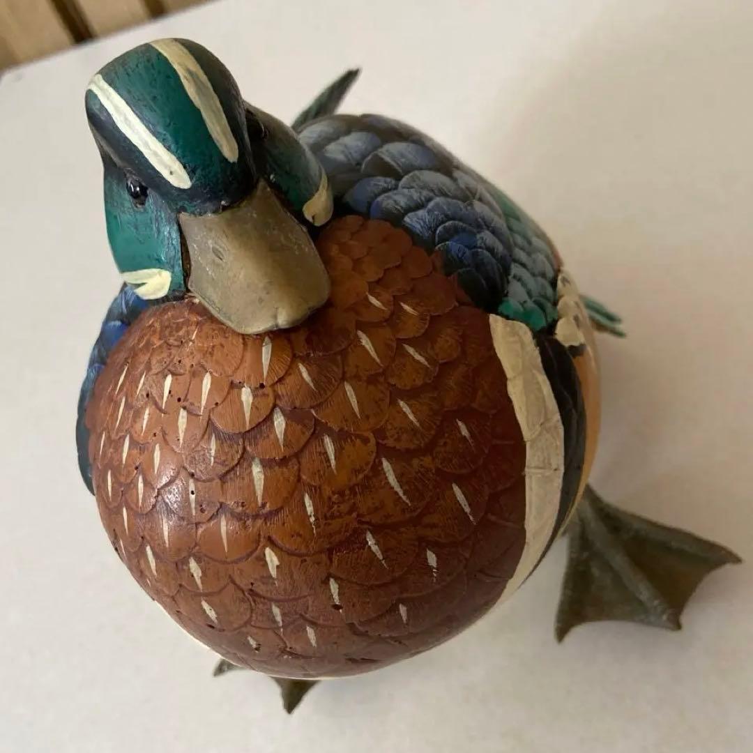 【ELLI MALEVOLTI 】エリー・マレヴォルティ・イタリア・手彫り・鴨